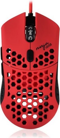 美品！ Finalmouse x Ninja Air58 - Red Finalmouse Air58 Ninja Gaming Mouse - Cherry Blossom Red