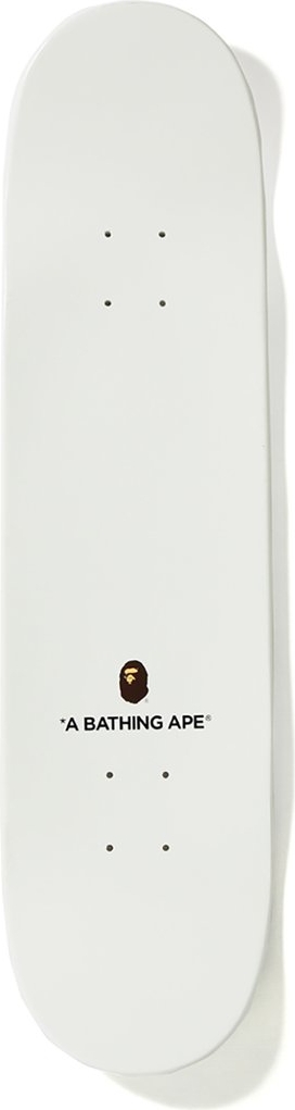 A BATHING APE - SPACE CAMO SKATEBOARD 白 BAPE Bape Skate Bape Skateboard Deck BAPE Space Camo Skateboard